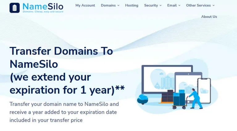 Transfer Domains to Namesilo