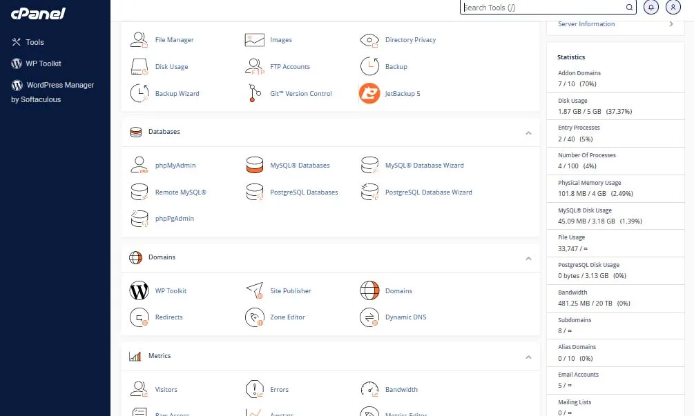 Web Hosting Basics cPanel
