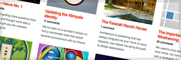 Blog Visual Front Page