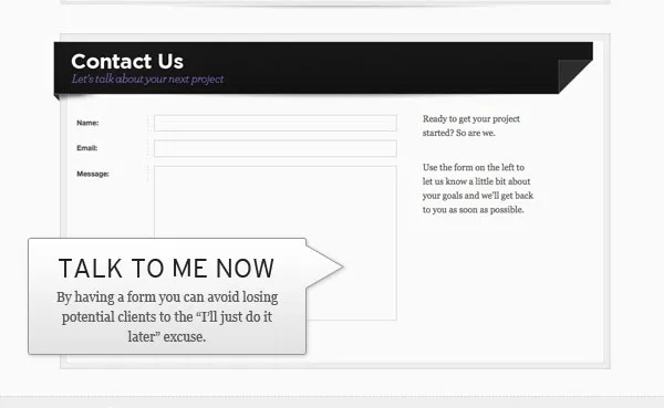 contact portfolio