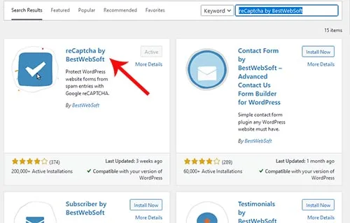 reCaptcha by BestWebSoft