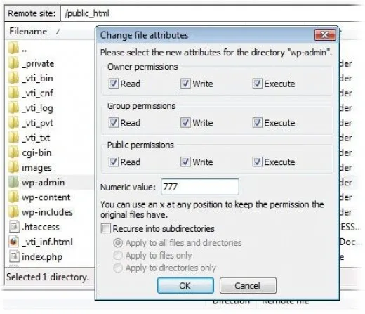 Set File Permissions