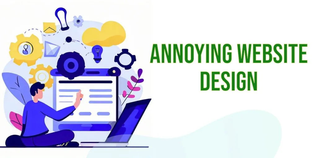 Annoying Website Design