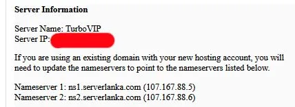 web hosting name servers